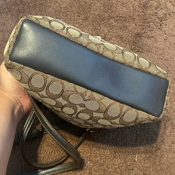 Coach Brown Crossbody Bag with Leather Trim - Picture 5 of 17